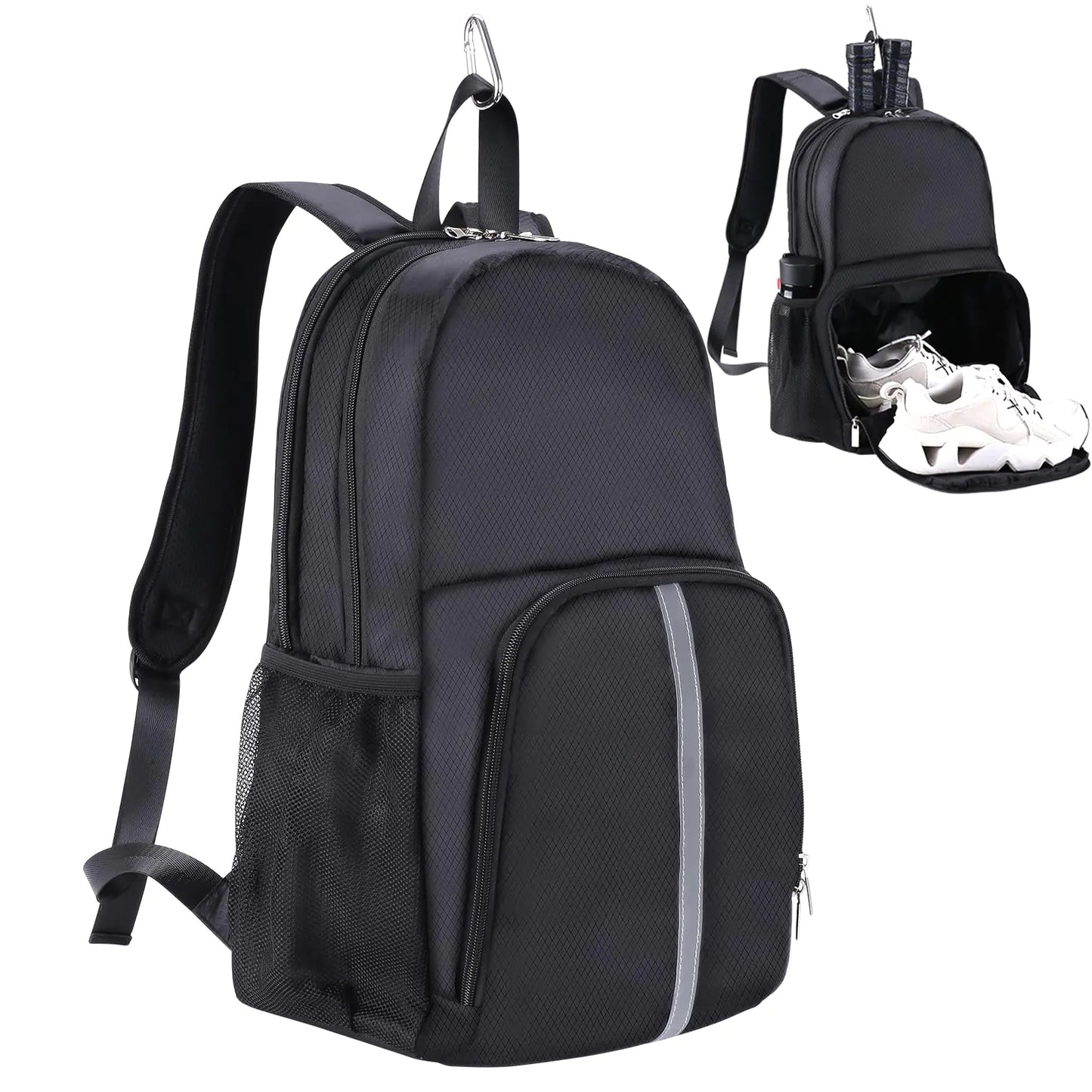PicklePro Versatile Sports Backpack with Shoe Holder